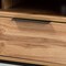 Baxton Studio Reid Industrial Oak Finished Wood and Black Metal 2-Drawer TV Stand 162-10294 - alternate 7